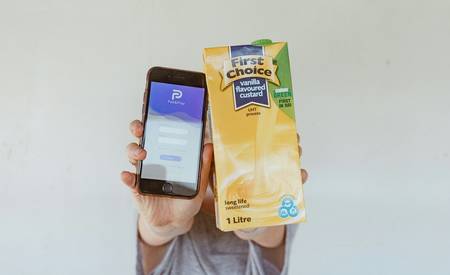 Caddle app showing grocery cashback and paid survey offers