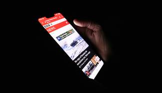 Browsing digital coupons tab in Metro app
